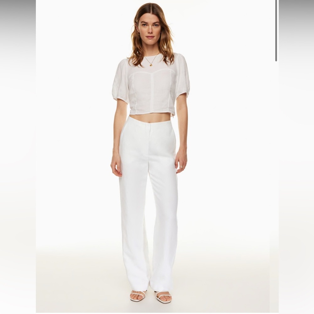 Wilfred Sonata Linen Pants - Beige